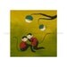 Let's Keep it Between Us - art print featuring monkeys