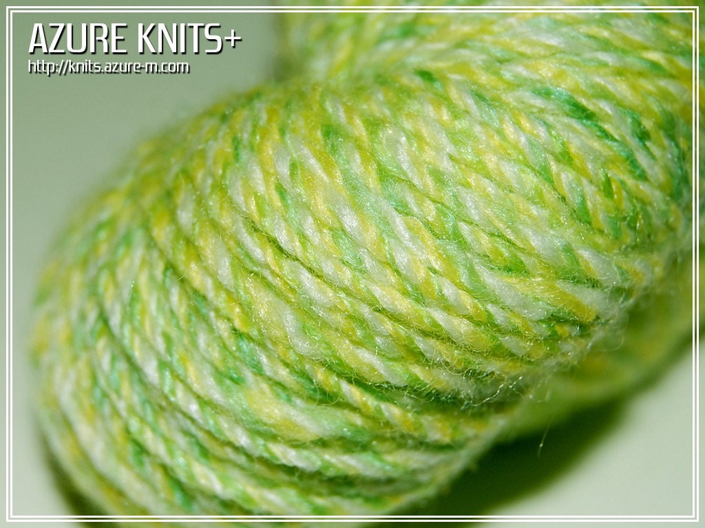 Handspun (spindled) Hand Dyed Sport Weight Yarn 82g