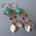 Aurora Earrings - Roman Inspired Gemstone Earrings