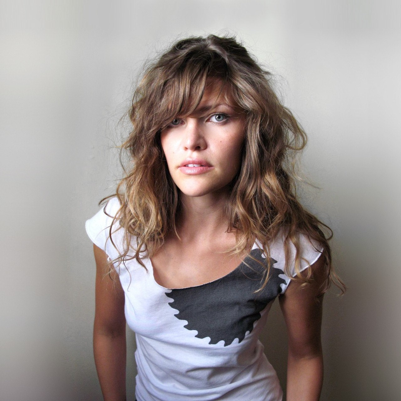 Cutting Edge Womens Tshirt - Winter White in Small: Made in USA clothing