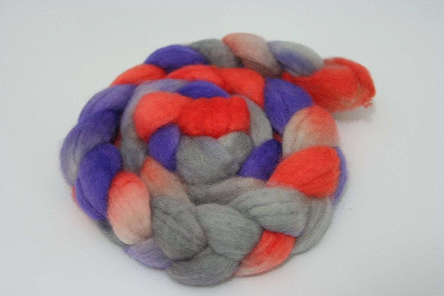 hand dyed Blue-Faced Leicester - Swoosh
