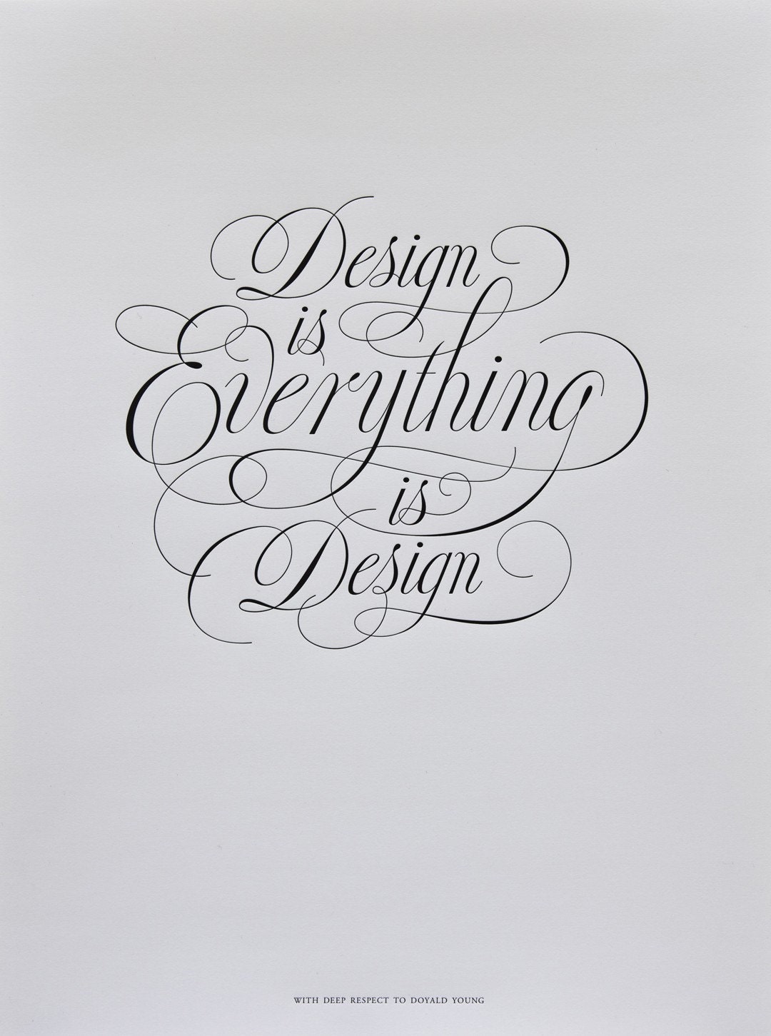 Doyald Young Poster