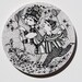 Bjorn Wiinblad plate - collectors item. Bye Bye - August