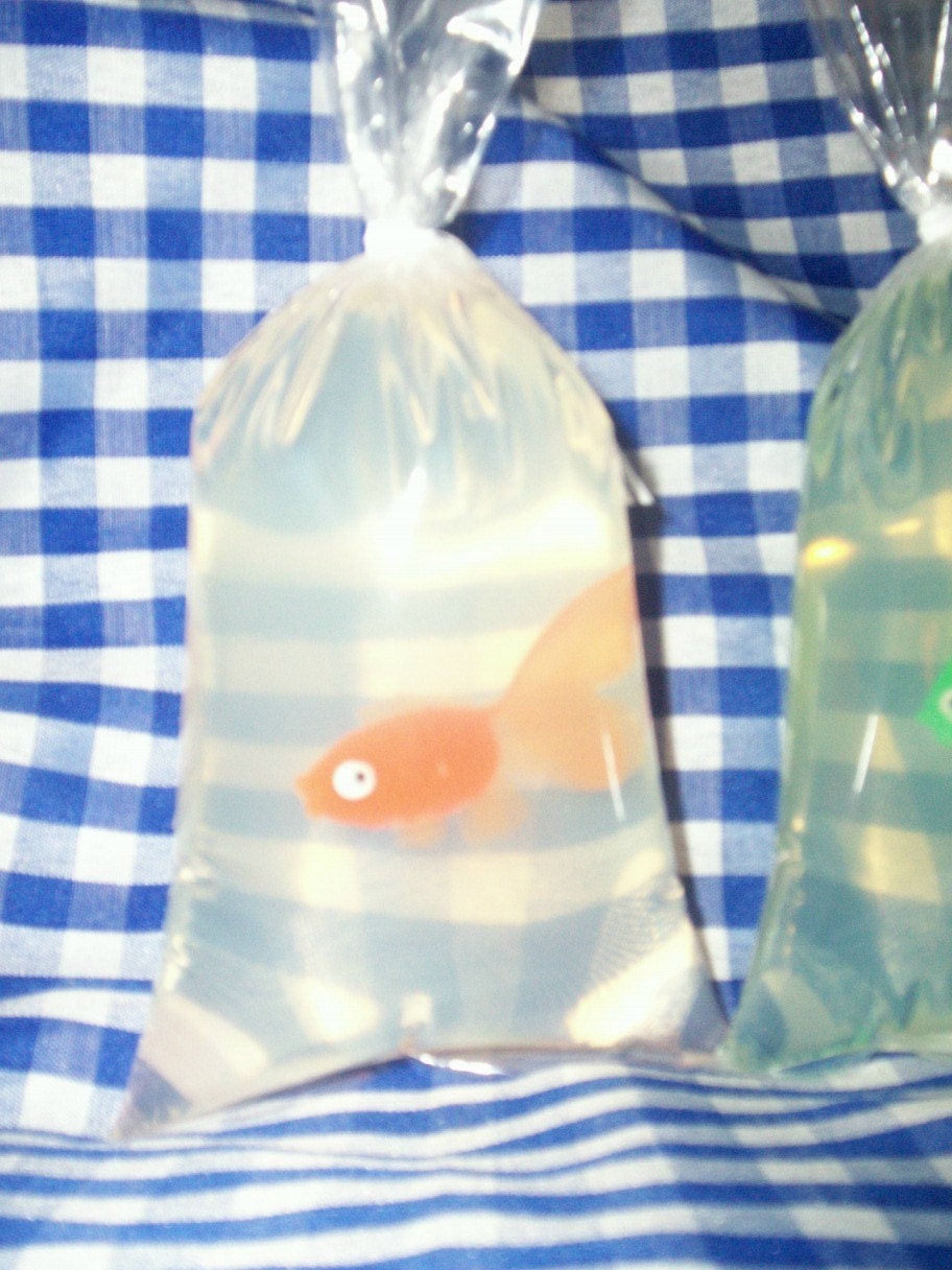 Fish in a Bag soaps LOT of 25, great bday party favors and unique gift idea