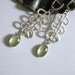 Prehnite silver earrings, handcrafted Sterling Silver jewelry and gemstones