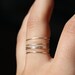 Sterling silver stacking rings set of 5
