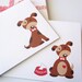 Dog cards,  set of 12 Adorable Blank cards in 2 designs