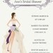 Chic bridal shower invite
