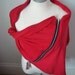 Canadian Red Organic Cotton Reversible Only Owl Nursing Shawl - Little red riding certified organic cotton nursing cap