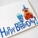 happy birthday card, Teddy Bear Happy Birthday card