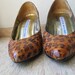 Size 6 Leopard-print Snakeskin Heels