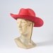Red Cowboy Carnival Hat