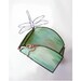 Stained Glass Business Card Holder -  Mint  Impression