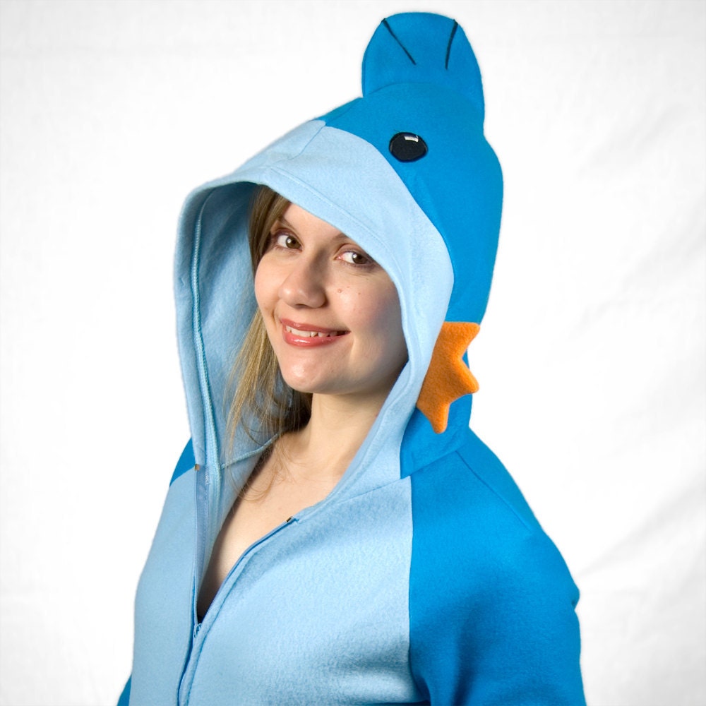 Mudkip Women's Medium Fleece Hoodie
