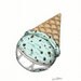 Original Art - Ice Cream Wearing Underpants