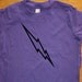 Harry Potter Shirt - Wizard Lightning Bolt - 5 Colors Available - Kids Tshirt Sizes 2T, 4T, 6, 8, 10, 12 - Gift Friendly