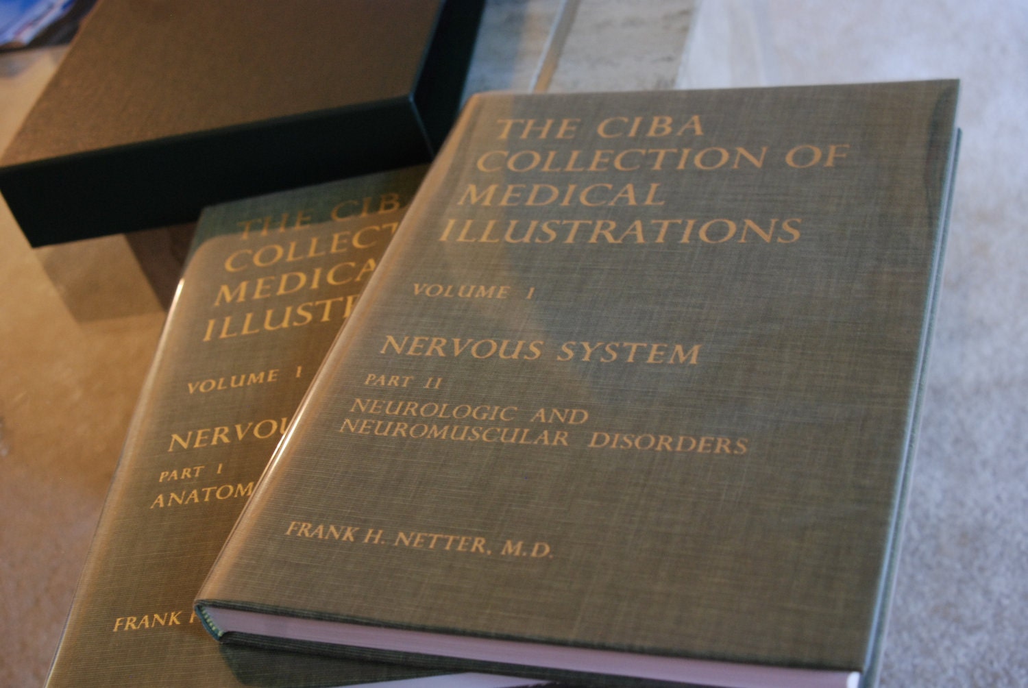 Medical Illustrations Set in Slipcover - Nervous System