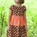 Peasant Dress In Breakfast At Tiffany's Fabric - Girls' Size 3-8