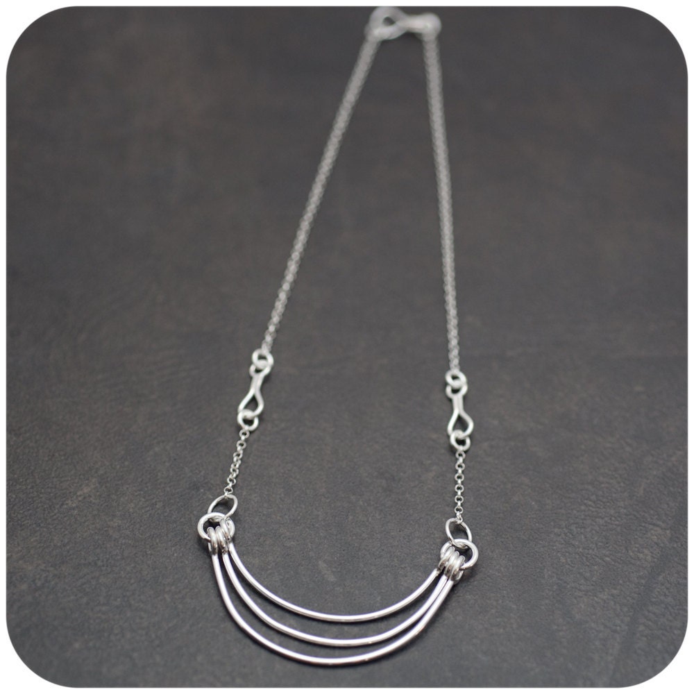 Silver Cascade Necklace