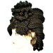 Womens Crochet Hat - Black Cloche Hat for Women Soft Acrylic Yarn Customize Plus Size - All Head Sizes Fall Accessories Spring Fashion