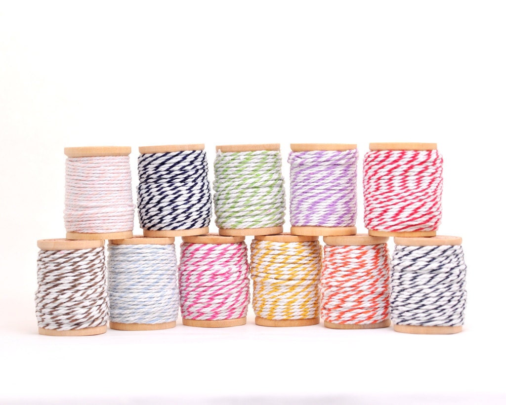 Bakers Twine 10 yards - Select 1 Colour Only (No wooden spool)