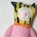 Tiger Doll in Pink Sweater