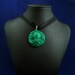 Jade Small Cthulhu Cameo Necklace - Polymer Clay Horror Jewelry