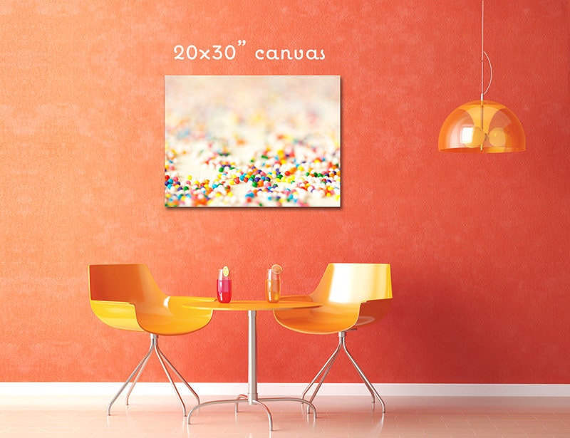 bakery decor,kitsch kitchen,pastel colors, nonpareils,easter,candy colors,kids room decor,spring,party decoration