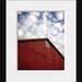 8"x10" Red Barn Photograph Rustic Farm Soft Blue Sky Pennesylvania Wine Country IN STOCK, Ready to Ship.