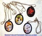 Kitty Cat Retro Kawaii Gothic Pendant Diy Necklace Psychobilly PUNK HGoth Rock NEW