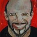 Bald man with beard laughing hysterically - Never Hurts to Laugh 8x10 print