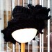 Crochet Baby Cloche Hat - Crochet Hat Newborn Girl Baby - Twisted Cloche Hat in Black Acrylic Yarn Spring Fashion