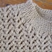Vintage Mad Men style handknitted short sleeve wool sweater 34" chest uk 12