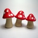 Set of 3 Toadstools