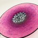 Blown Glass Wall Art Wall Decor Honeysuckle Pink and Purple Blown Glass Wall Art Wall Decor Honeysuckle Pink and Purple