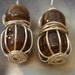glass bead earrings