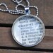 CHAPEL Vintage Dictionary Pendant Necklace