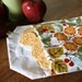 set of 4 reusable, lined sandwich bags in multicolor prints