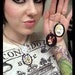 Witch with Owl DIY Vintage Halloween Necklace Pendant Victorian Goth Horror cool retro design