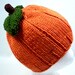 Pumpkin Hat Leaves for fall baby preemie 3 6 9 12 18 24 month 2 years Handmade hand knit