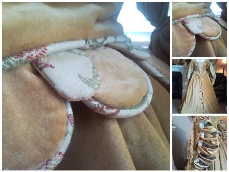 Renaissance gown in Golden Velvet  MADE TO ORDER