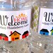 Welcome Home Water Bottle Labels, Personalized DIY Printable, Perfect for Your Open House
