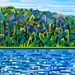 ACEO Magnet  - Summer, Lake of Bays