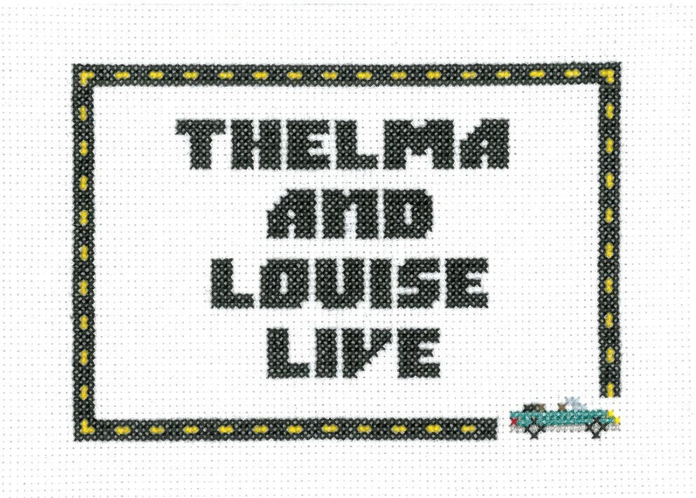 PATTERN - Thelma and Louise Live Cross Stitch