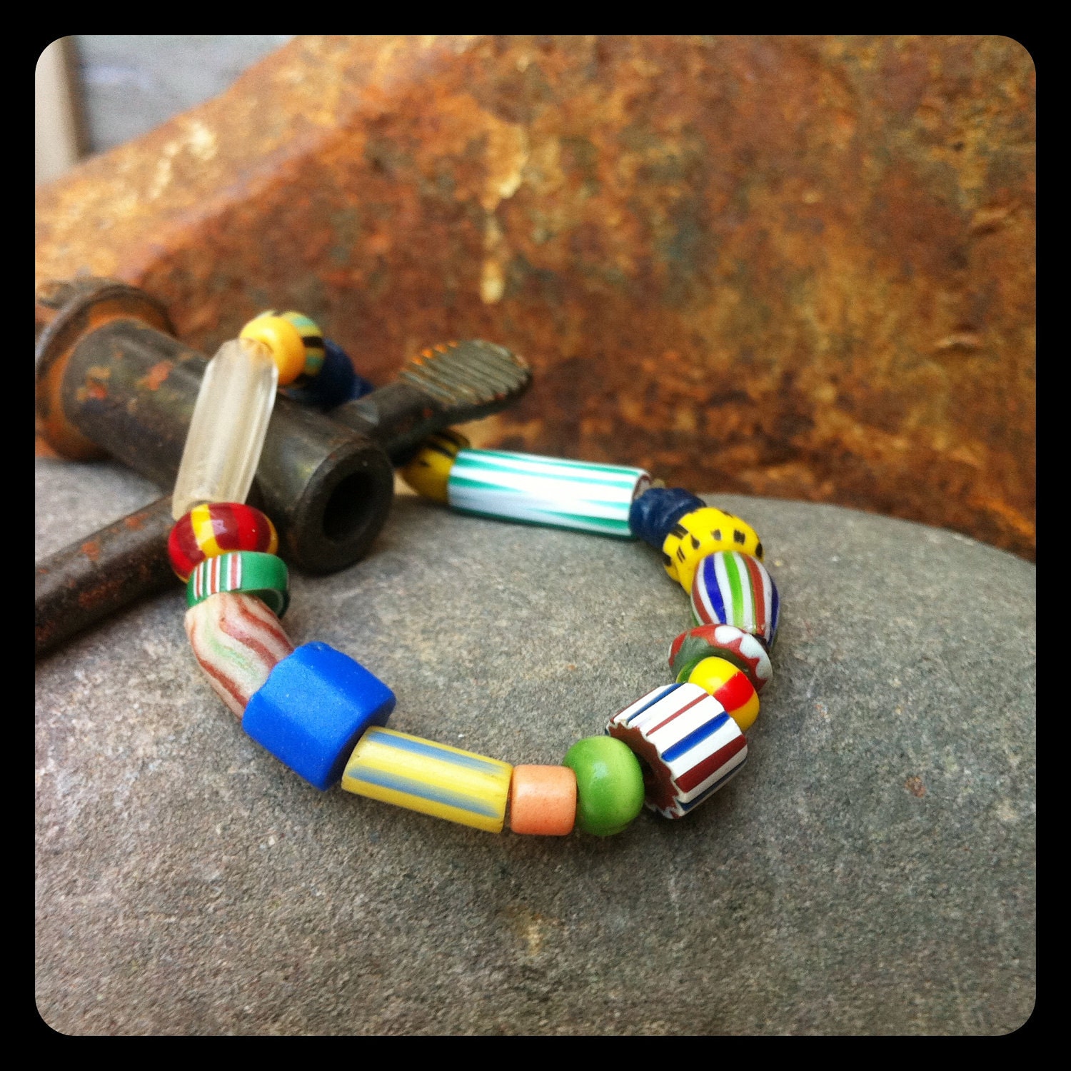 African Bead Bracelet