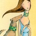 Original ACEO Painting -- My lady