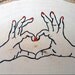I Love You (Hand Painted) Wall Hanging