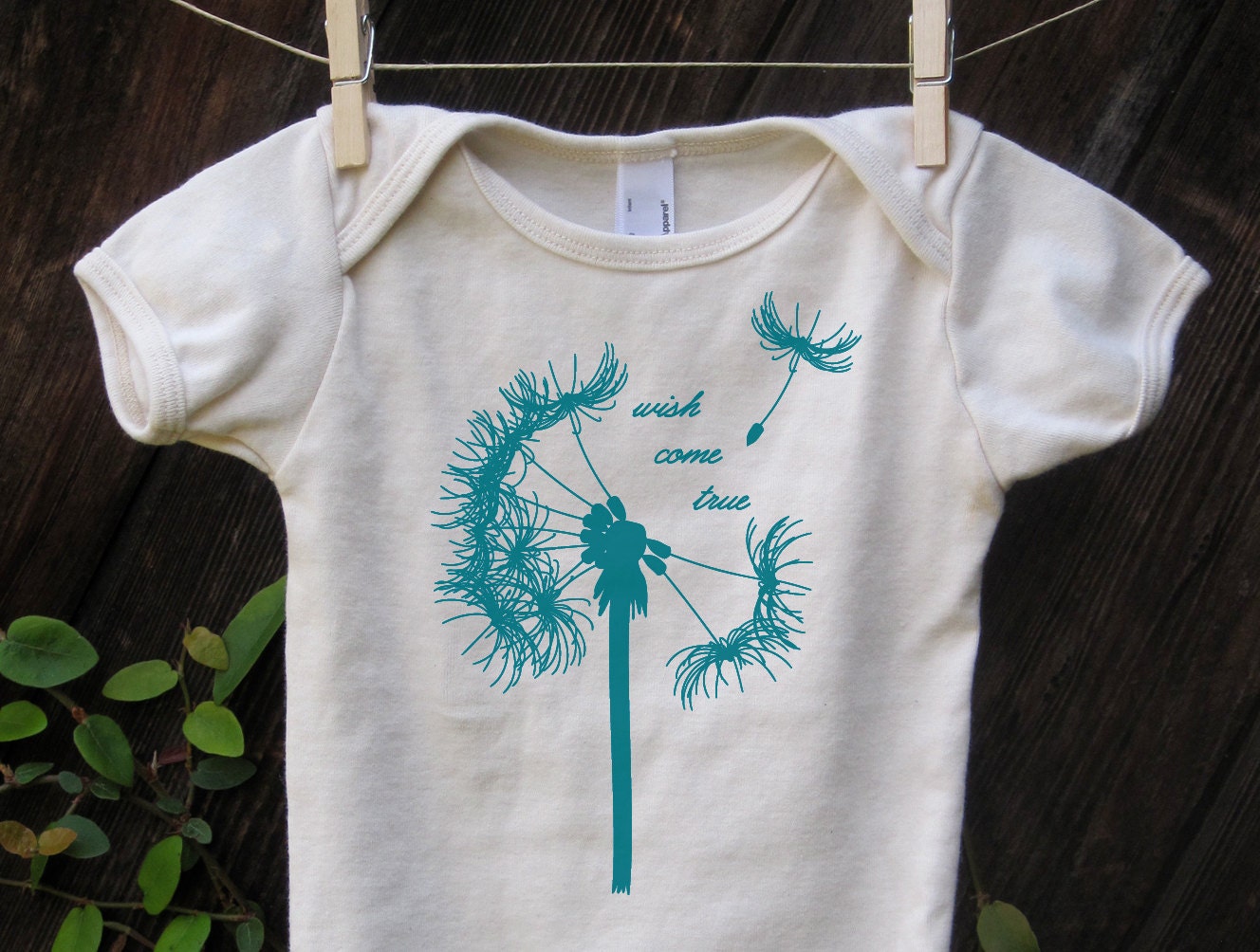 Dandilion Make a Wish Onesie
