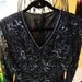 Black Beaded Top