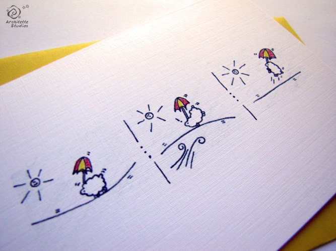 High Wire - Sheeptails - Blank Cards (8)